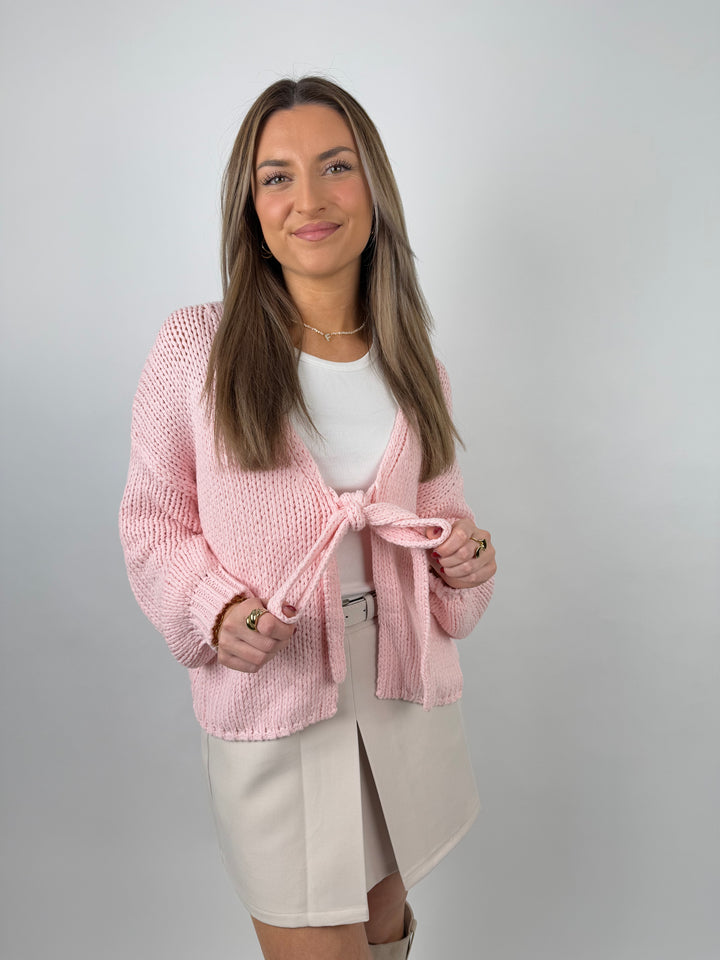 Cardigan mit Schleife Elsa