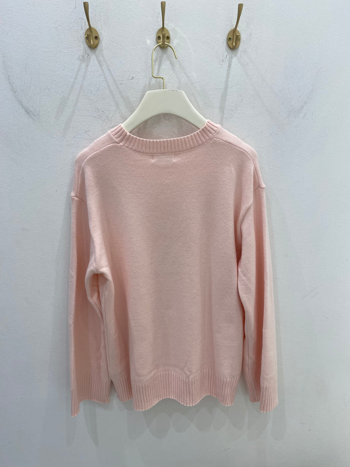 Pullover Casual Pastell Rosa (B-Ware)