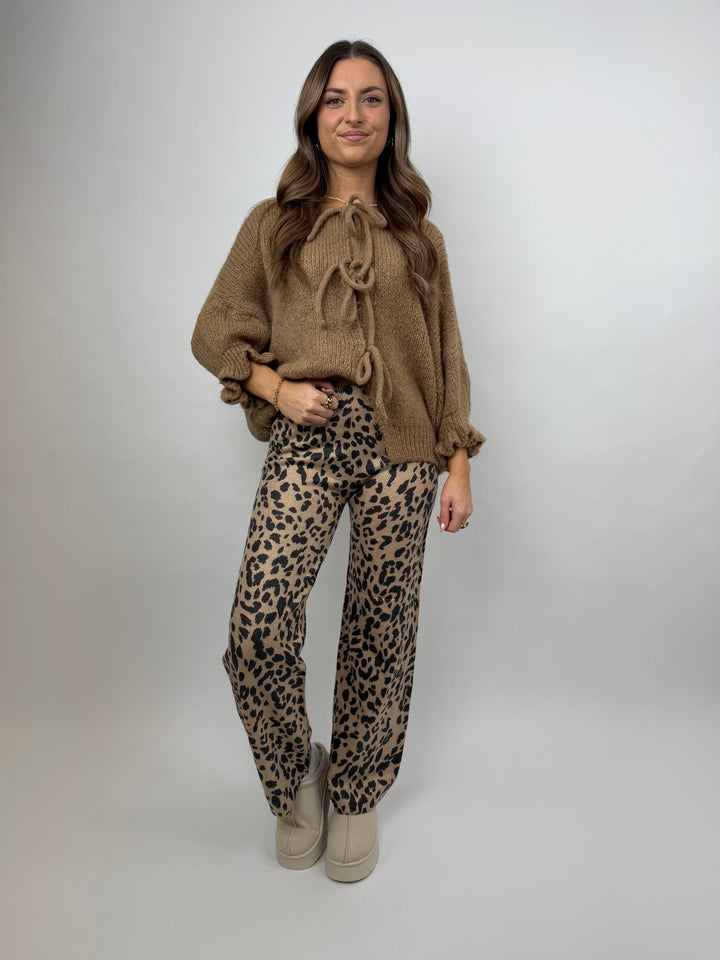 Comfy Hose mit Leoprint