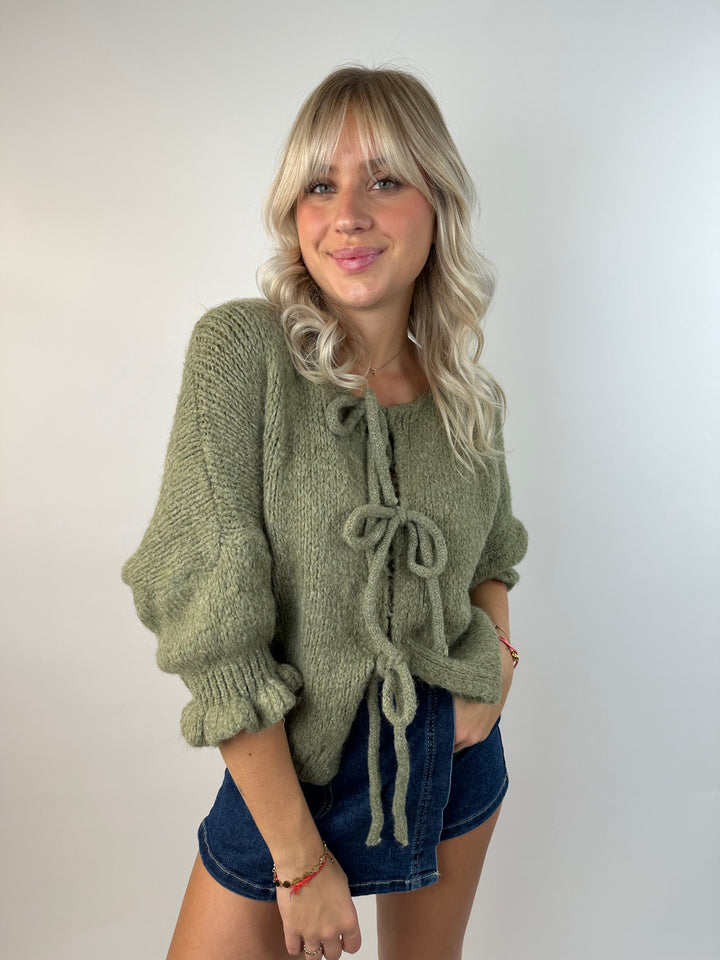 Cardigan mit Schleifen Lilly (3/4-Arm)