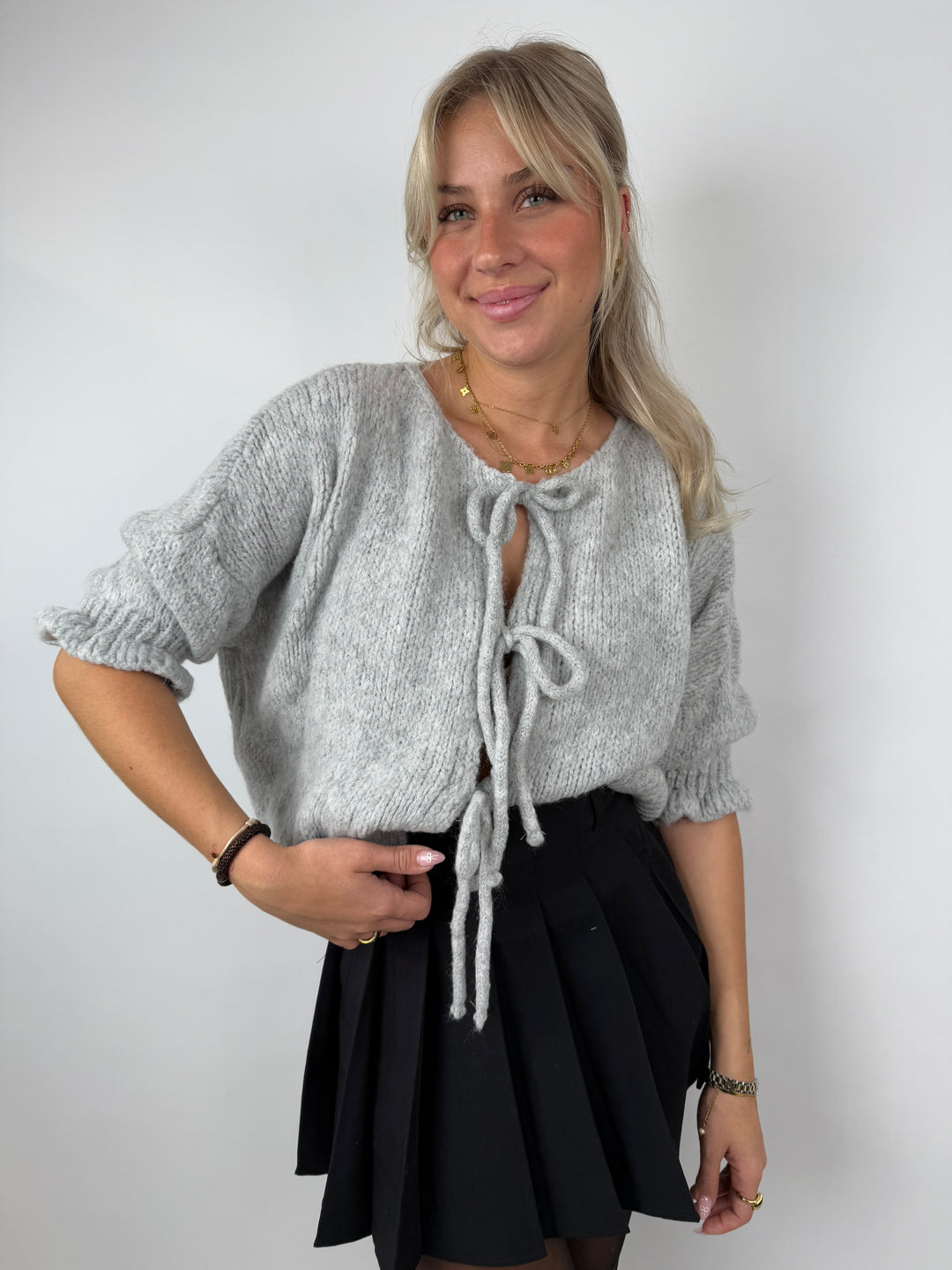 Cardigan mit Schleifen Lilly (3/4-Arm)