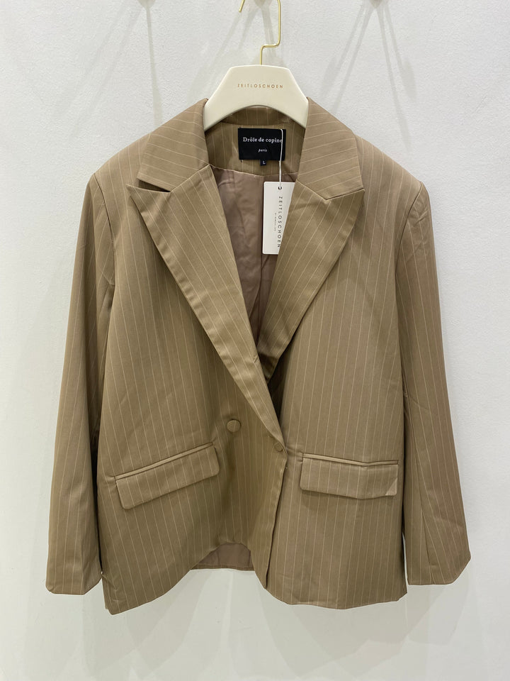 OVERSIZE NADELSTREIFENBLAZER GR. L (EINZELTEIL)