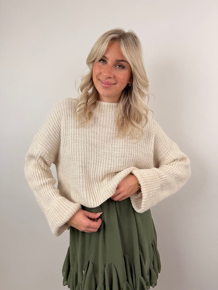 Cropped Strickpullover Emilia