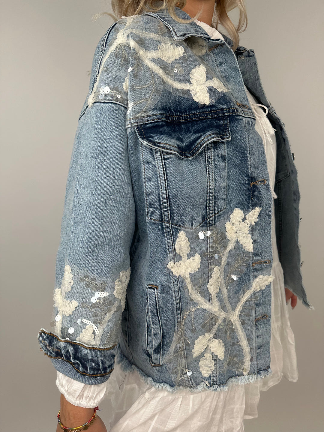 Oversize Jeansjacke Ibiza Vibes