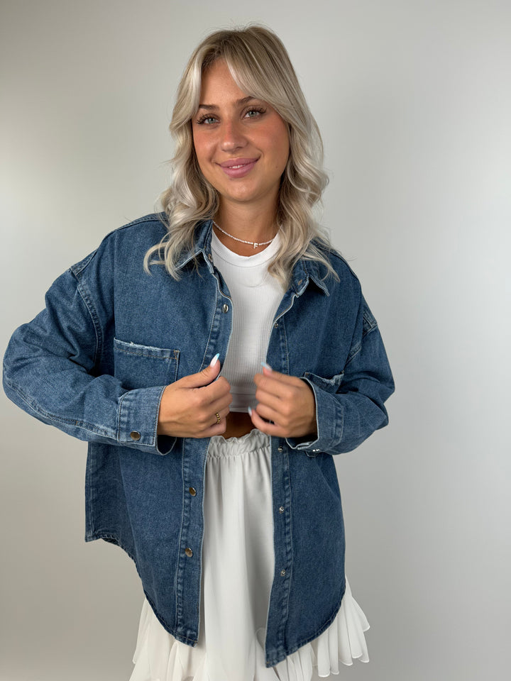 Oversize Jeanshemd Viviane