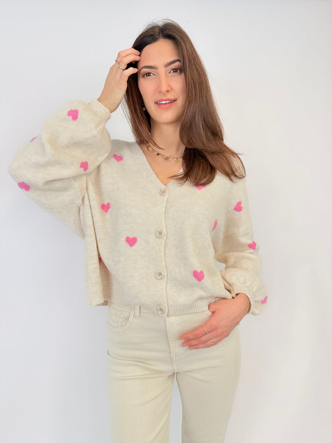 Cardigan Lovely Hearts