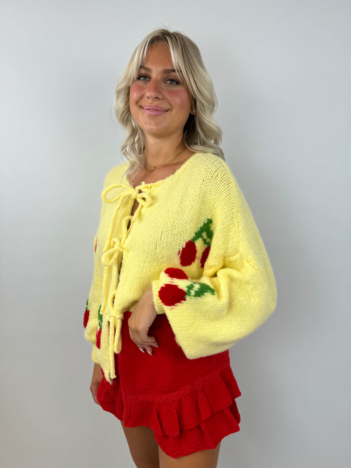 Cardigan mit Schleifen Cute Cherrys