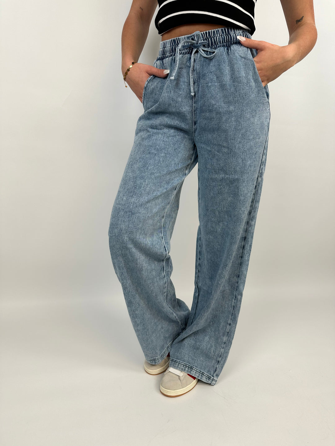 Lange Denimhose Azul