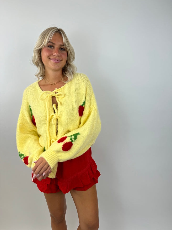 Cardigan mit Schleifen Cute Cherrys