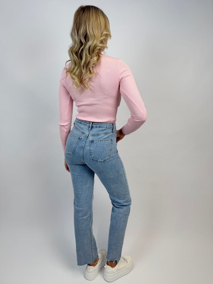 Straight Fit Jeans Beauty Blooms