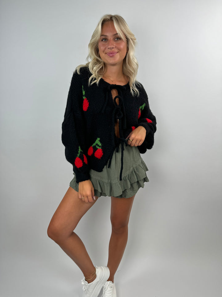 Cardigan mit Schleifen Cute Cherrys