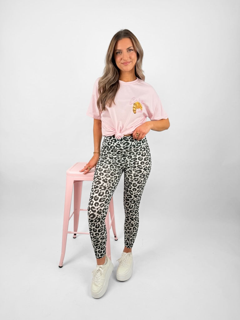 Leggings mit Leoprint Alva