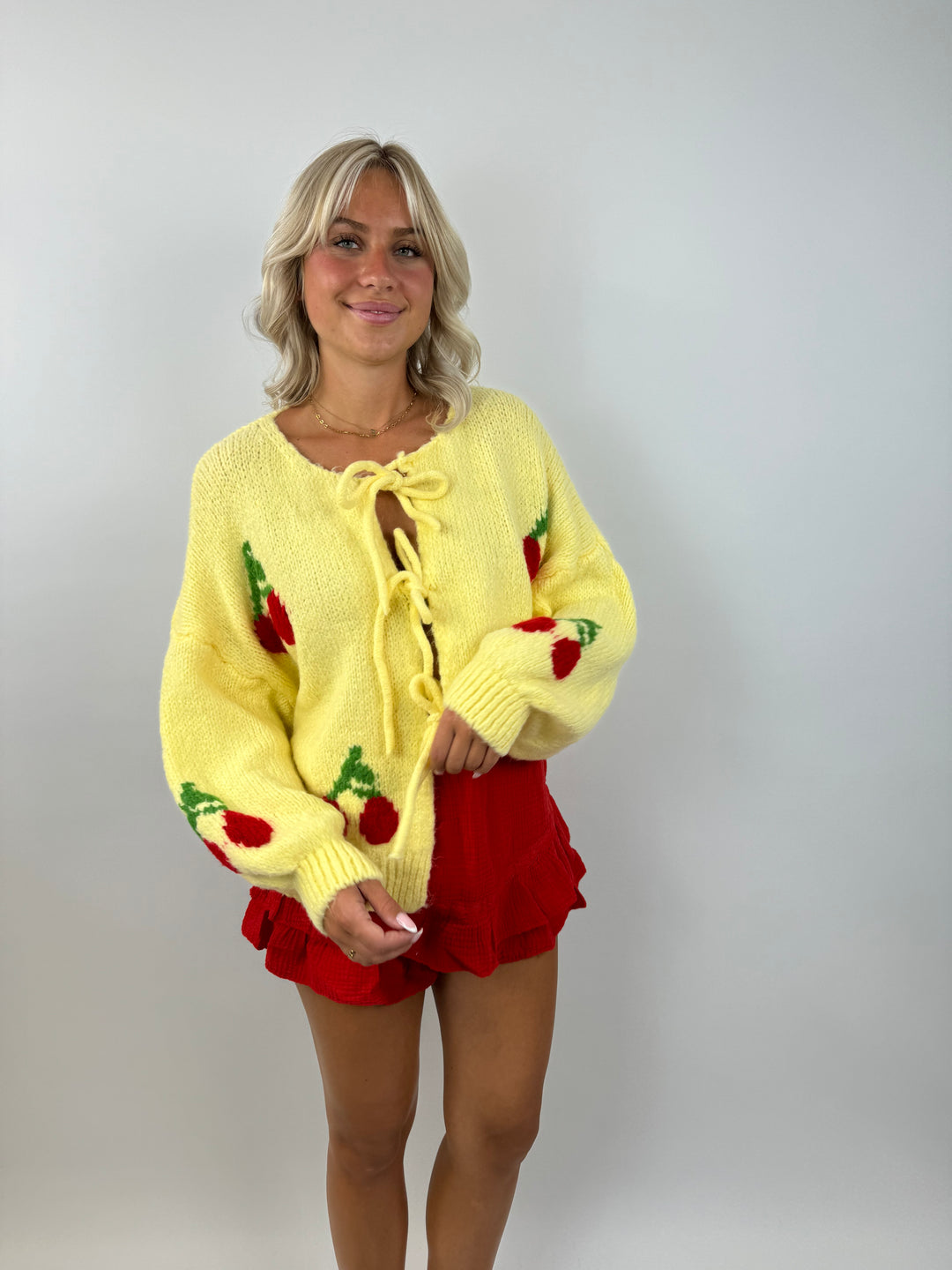 Cardigan mit Schleifen Cute Cherrys