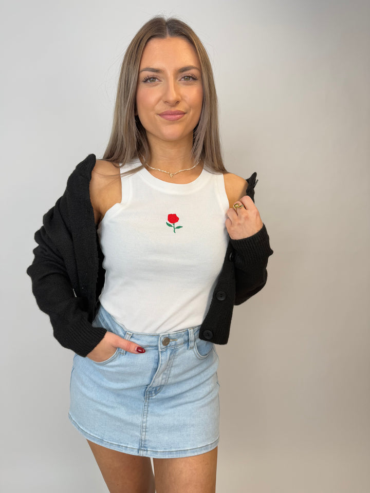 Tanktop Red Rose