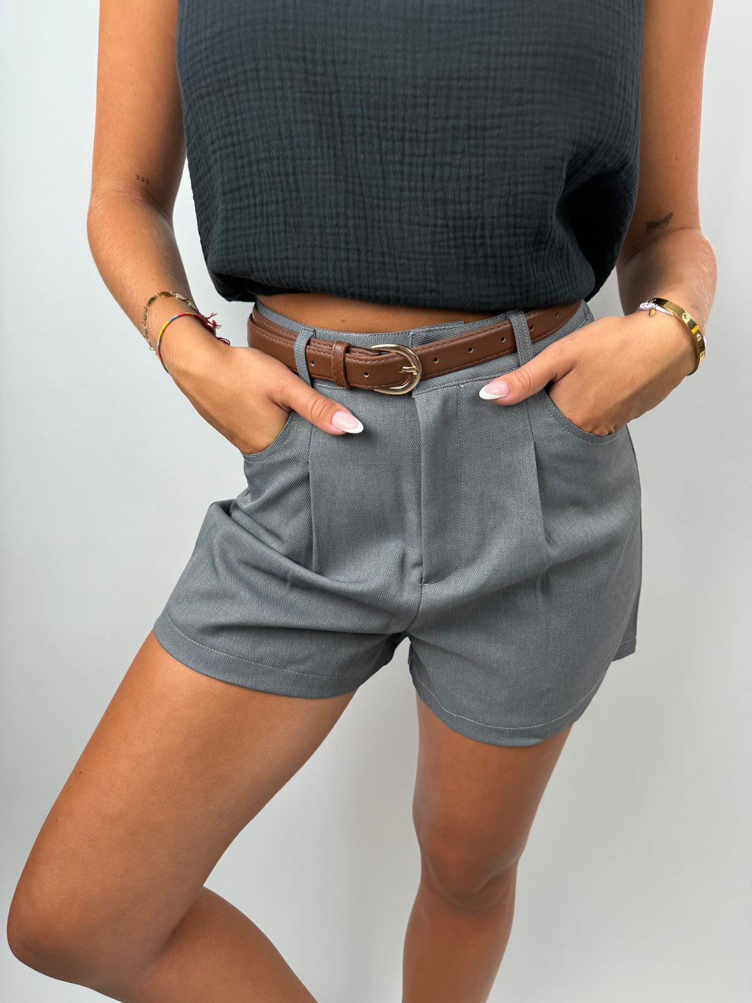 Casual Shorts mit Gürtel Dilara