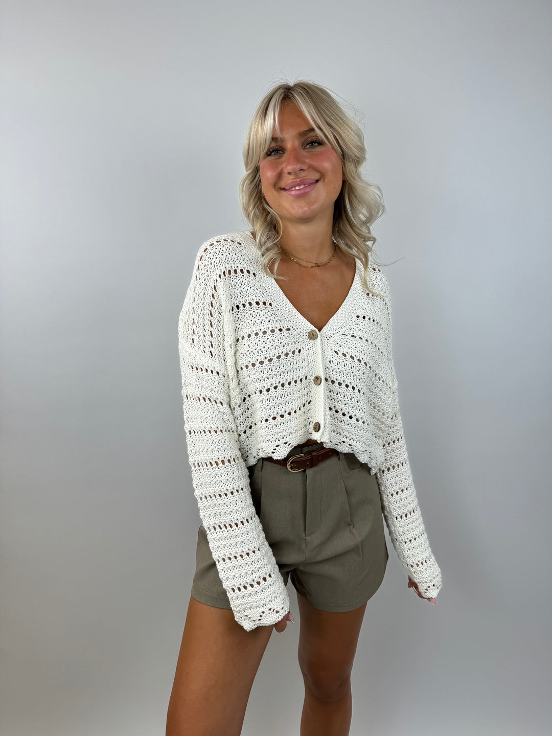 Casual Shorts mit Gürtel Dilara